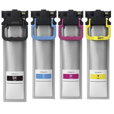 Pack 4 cartouches XL Compatible pour Epson WorkForce pro WF-C5710, ... (T945)