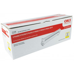 Tambour jaune Oki pour C9600 / C9800