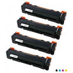 Pack 4 Toners générique (N, C, M, Y) pour HP Color LaserJet Pro M252 / M277.... (201A)