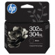 Cartouche d'encre Noire Haute capacité HP authentique (N°302XL/304XL)