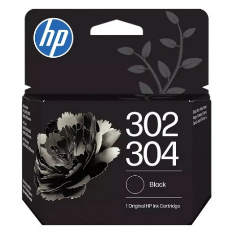 Cartouche d'encre Noire HP pour officejet 3750, ... (N°302/304)