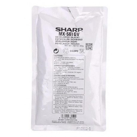 Développeur Noir Sharp pour copieur MX M3051/ MX M3551/ MX M4051... ( MX-561GV)
