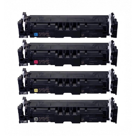 Pack de 4 toners Haute Capacité génériques pour CANON I-Sensys LBP646Cdw, ... (075H)