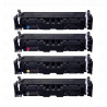 Pack de 4 toners Haute Capacité génériques pour CANON I-Sensys LBP646Cdw, ... (075H)