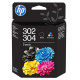 Pack de 2 Cartouches HP Jet d'encre N°302/304 Noir (120 pages) + Couleur (100 pages)