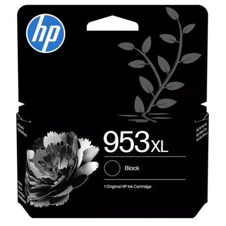 Cartouche jet d'encre Noir Haute capacité HP pour Office Jet Pro 8210/ 8720/ 8740 ... (N°953XL)