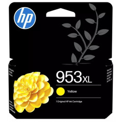 Cartouche jet d'encre Jaune Haute capacité HP pour Office Jet Pro 8210/ 8720/ 8740 ... (N°953XL)