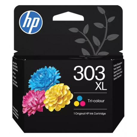 Cartouche d'encre couleur haute capacité HP pour Envy Photo 6230, 7130, 7830 (N°303XL) - 415 pages