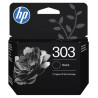 Cartouche d'encre noir HP pour Envy Photo 6230, 7130, 7830 (N°303)