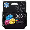 Cartouche d'encre couleur HP pour Envy Photo 6230, 7130, 7830 (N°303)