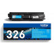 Toner Cyan haute capacité Brother pour HL-L8250CDN/ L8400CDN...(TN326C)