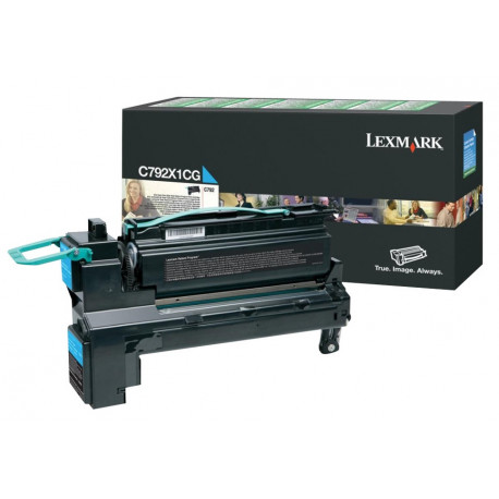 Toner cyan haute capacité  Lexmark pour C792...