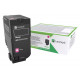 Cartouche de toner Haute capacité Magenta LEXMARK pour CS725 (12 000 pages)