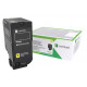 Cartouche de toner Haute capacité Jaune LEXMARK pour CS725 (12 000 pages)