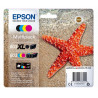 Pack 4 Cartouches d'encre noir XL et 3 couleur Std Epson pour WorkForce WF-2830dwf ... (n°603XL/603) 
