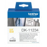 Rouleau d'étiquettes DK-11234 Brother original – Noir sur blanc, 60 x 86 mm pour QL1100