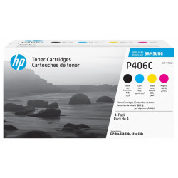 Pack de 4 toners Samsung pour CLP360 / CLP365 / CLX3300 ...(SU375A)