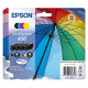 Multipack 4 cartouches d'encre Epson pour WorkForce pro WF-3920, WF-3925, WF-4920, ...(n°406) (Parapluie) 