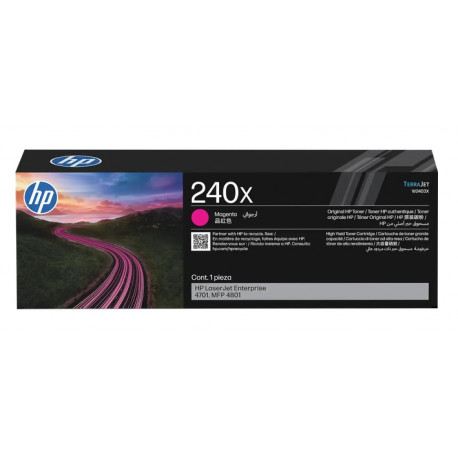 Toner Magenta Haute Capcaité HP pour LaserJet Enterprise 4701, MFP 4801, ... (240X)