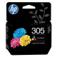 Cartouche Jet d'encre HP N°305 Couleur (100 pages)