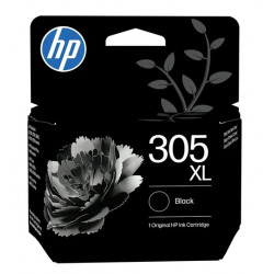 Cartouche Jet d'encre Haute Capacité HP N°305XL Noir (240 pages)
