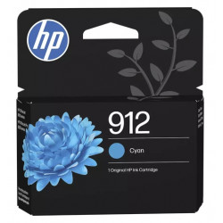 Cartouche jet d'encre Cyan HP pour Office Jet Pro 8012 / 8022 ....(N°912)