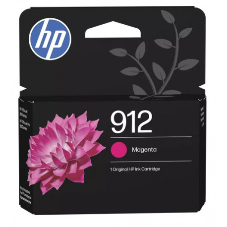 Cartouche jet d'encre Magenta HP pour Office Jet Pro 8012 / 8022 ....(N°912)