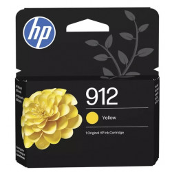Cartouche jet d'encre Jaune HP pour Office Jet Pro 8012 / 8022 ....(N°912)