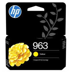 Cartouche jet d'encre Jaune HP pour Office Jet Pro 9010 / 9020 ....(N°963)