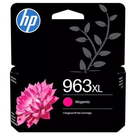 Cartouche jet d'encre magenta Haute capacité HP pour Office Jet Pro 9010 / 9020 ....(N°963XL)