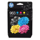Pack 4 encres HP : 3 Encres (C, M, Y - 700 pages) + 1 encre noir (1 000 pages) pour  officejet Pro (N°963)