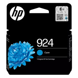 Cartouche Jet d'encre Cyan Capacité Standard HP N°924 (400 pages)