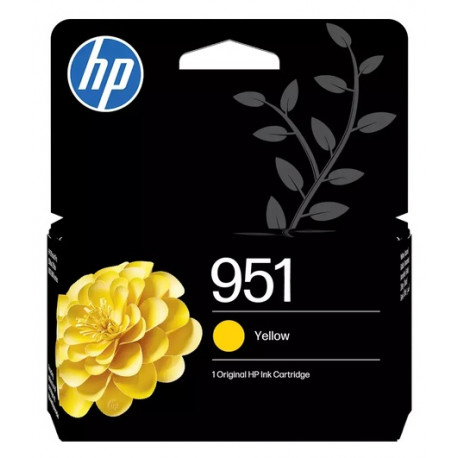 Cartouche jaune HP pour officejet pro 8100 / 8600 ... (N°951)