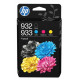 PACK 4 cartouches jet d'encre pour HP Office jet pro 6100/ 6600....(933 / 932)