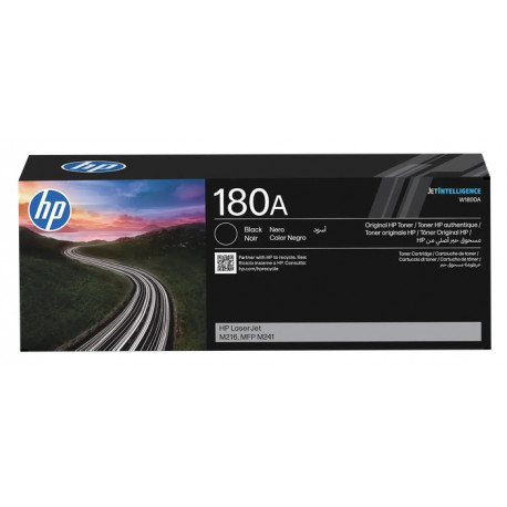 Toner noir HP pour LaserJet M216, MFP M241 ... (180A)