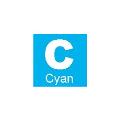 Toner Cyan haute qualité générique pour copieur Sharp  MX C557F, C607P... (MXC55TC)