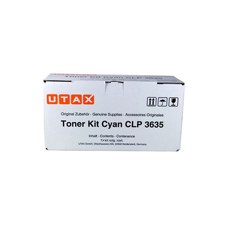 Toner Cyan Utax pour CLP 3635 (1T02HG0UT0)