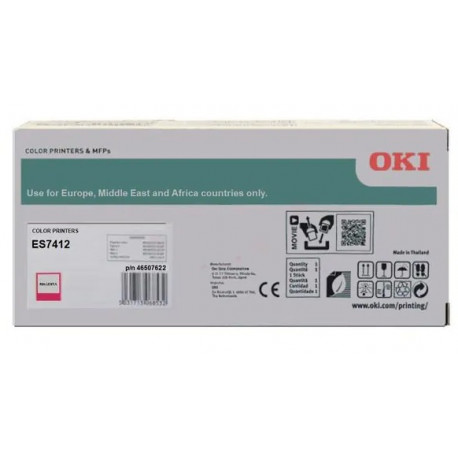 Toner Magenta Oki pour gamme ES7412