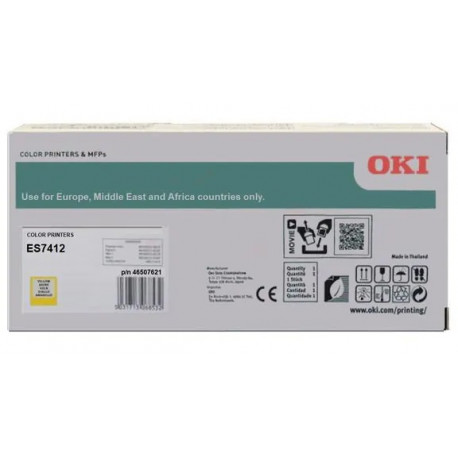 Toner Jaune Oki pour gamme ES7412