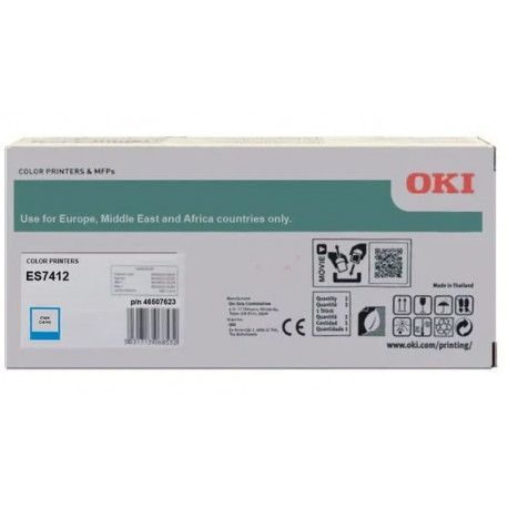 Toner Cyan Oki pour gamme ES7412
