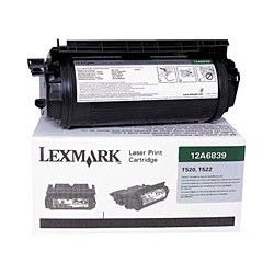 Toner longue durée spé étiquette LEXMARK pour Optra T520/T522...