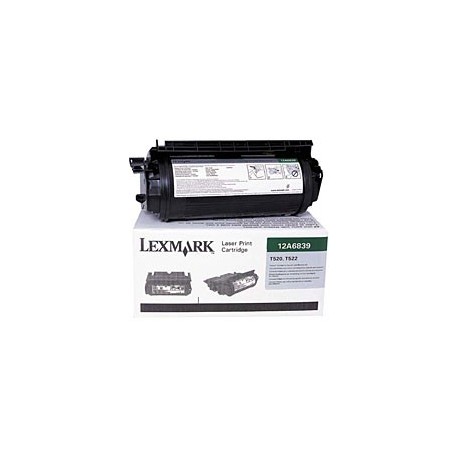 Toner longue durée spé étiquette LEXMARK pour Optra T520/T522...