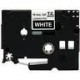 Cassette à ruban Brother pour étiqueteuse - blanc sur noir (TZ-345)  18mm