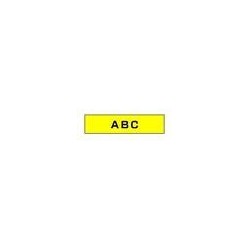 Ruban Matriciel noir/Jaune fluo Brother  (TZ-C51)  24mm