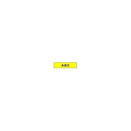 Ruban Matriciel noir/Jaune fluo Brother  (TZ-C51)  24mm