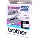 Cassette rubans Brother 12 mm Bleu/transparent