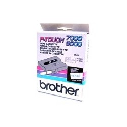 Cassette rubans Brother 12 mm Bleu/transparent