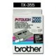 Cassette ruban Brother 24mm Blanc / noir