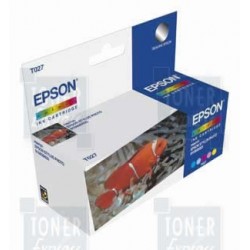 Double pack cartouche Encre Couleur EPSON (T027)