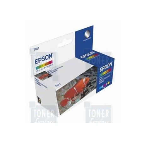 Double pack cartouche Encre Couleur EPSON (T027)